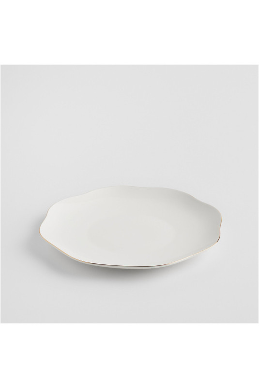 Plat de Service - Wave - White