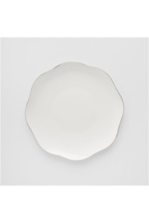 Plat de Service - Wave - White