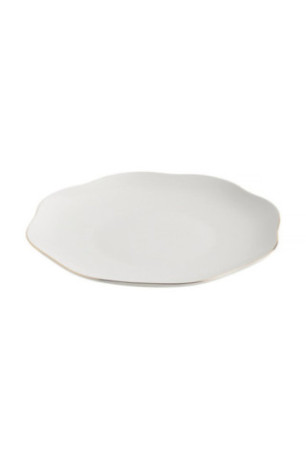 Plat de Service - Wave - White