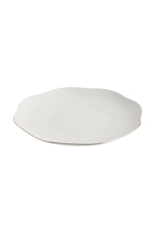 Plat de Service - Wave - White