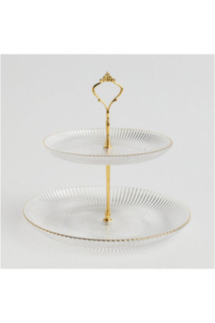 Plat de Service À Étages - Riminis - Gold