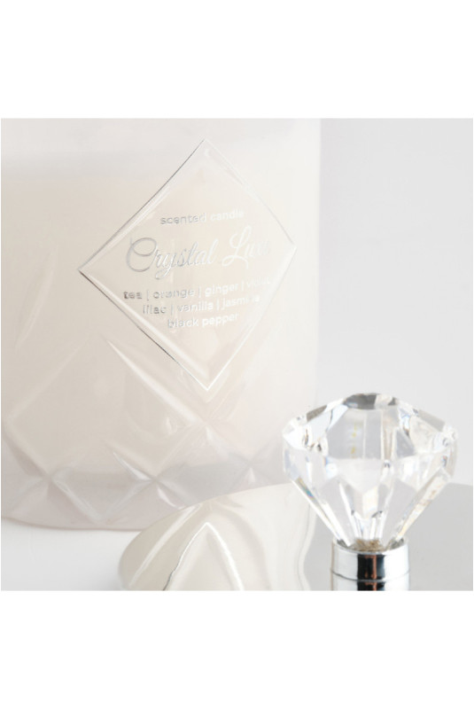 Bougie Parfumé - Crystalos - Silver