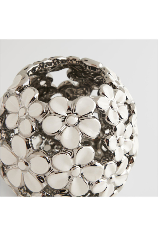 Porte-Bougie - Flosales - Light Silver