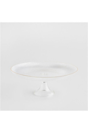 Assiette de Service Sur Pied - Riminis - Gold