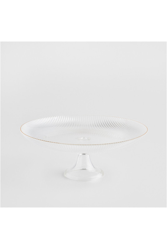 Assiette de Service Sur Pied - Riminis - Gold