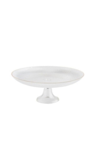 Assiette de Service Sur Pied - Riminis - Gold