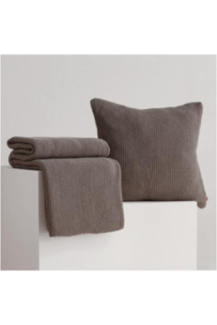 Housse De Coussin Solide - Zaldar - Grey - 45x45cm