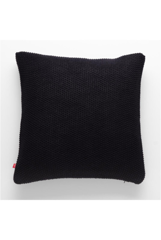 Housse De Coussin Solide - Zaldar - Black - 45x45cm