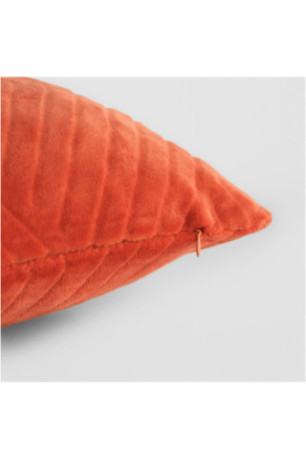 Housse De Coussin En Fourrure - Tedioso - Orange - 45x45cm