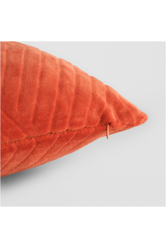 Housse De Coussin En Fourrure - Tedioso - Orange - 45x45cm
