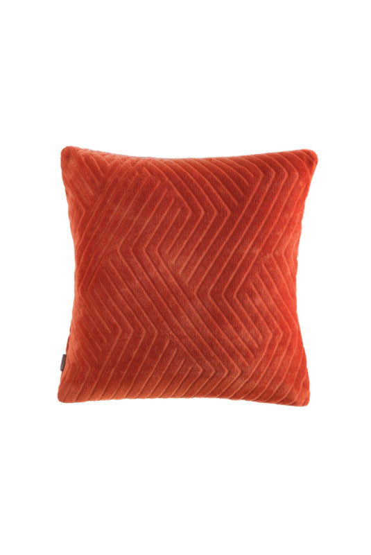 Housse De Coussin En Fourrure - Tedioso - Orange - 45x45cm
