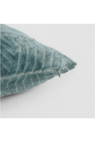 Housse De Coussin En Fourrure - Tedioso - Turquoise - 45x45cm