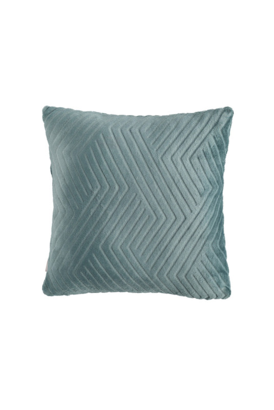 Housse De Coussin En Fourrure - Tedioso - Turquoise - 45x45cm