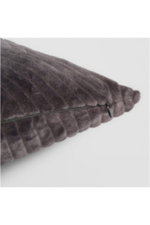 Housse De Coussin En Fourrure - Tedioso - Dark Grey - 45x45cm