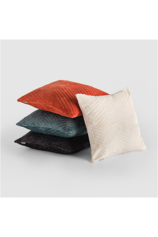 Housse De Coussin En Fourrure - Tedioso - Dark Grey - 45x45cm