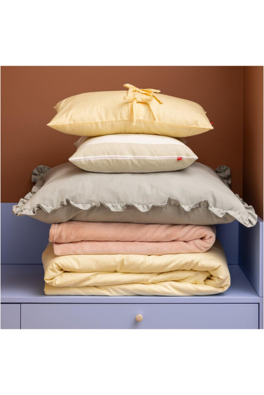 Housse De Coussin En Chanvre - Bosma - Yellow - 30x60cm