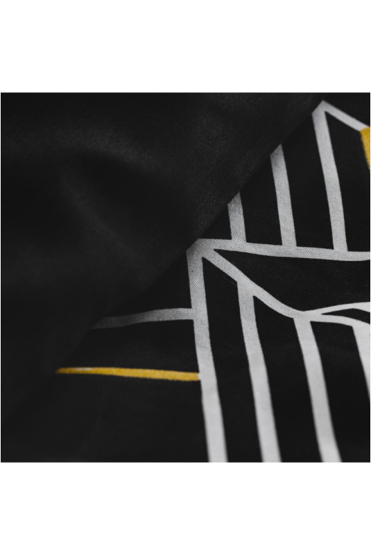 Parure de lit En Satin De Coton - Freder - Black - 200x220cm