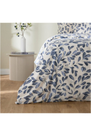 Parure de lit En Satin De Coton - Lasecka - Blue - 200x220cm