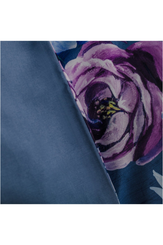 Parure de lit En Microfibre - Liler - Blue - 200x220cm