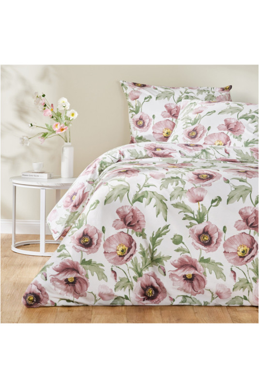 Parure de lit En Satin De Coton - Maczek - Pink - 200x220cm