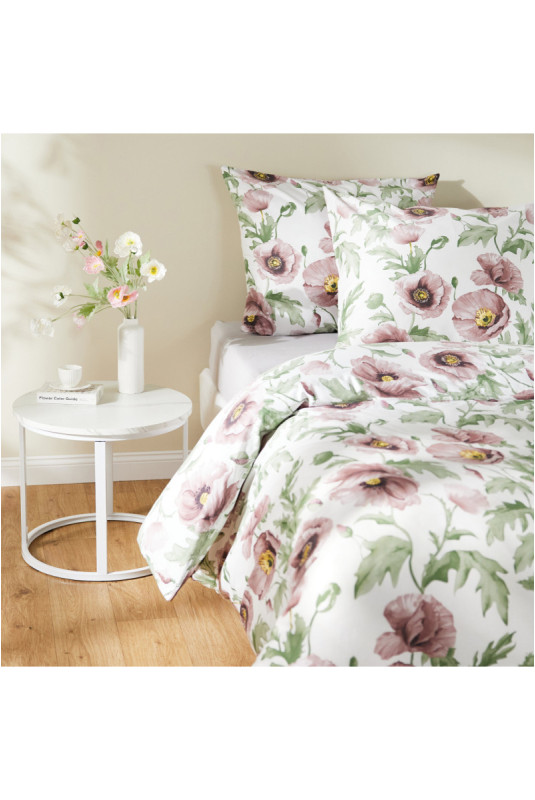 Parure de lit En Satin De Coton - Maczek - Pink - 200x220cm