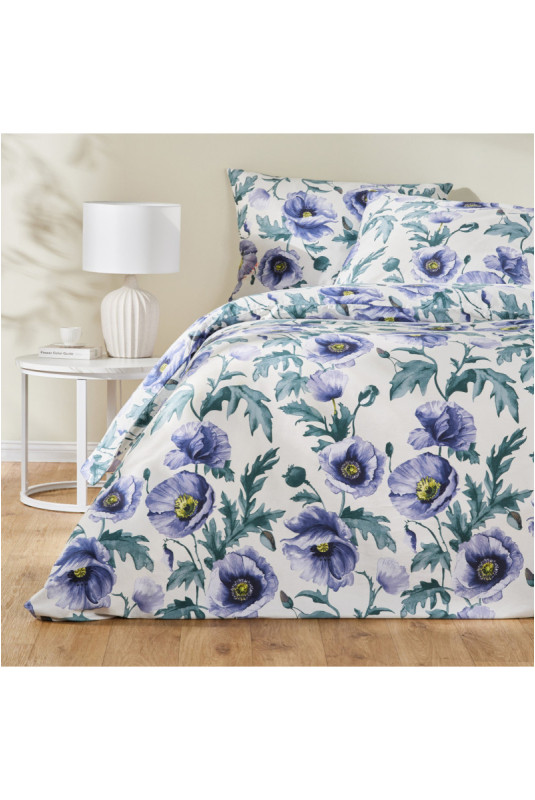 Parure de lit En Satin De Coton - Maczek - Blue - 200x220cm