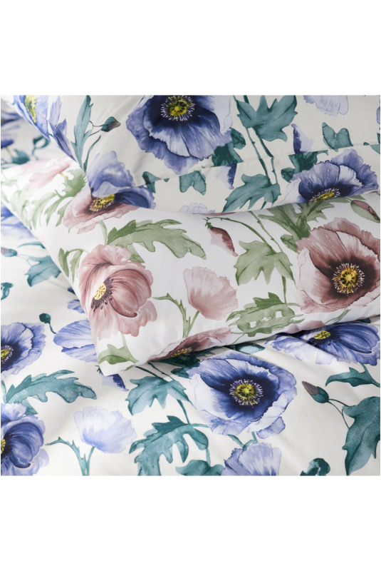 Parure de lit En Satin De Coton - Maczek - Blue - 200x220cm