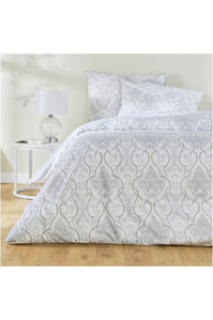 Parure de lit En Coton - Antonka - Light Grey - 200x220cm