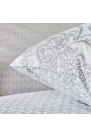 Parure de lit En Coton - Antonka - Light Grey - 200x220cm