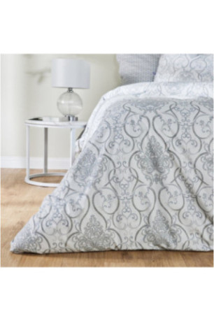 Parure de lit En Coton - Antonka - Light Grey - 200x220cm