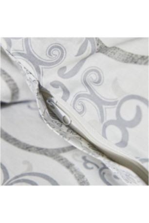 Parure de lit En Coton - Antonka - Light Grey - 200x220cm
