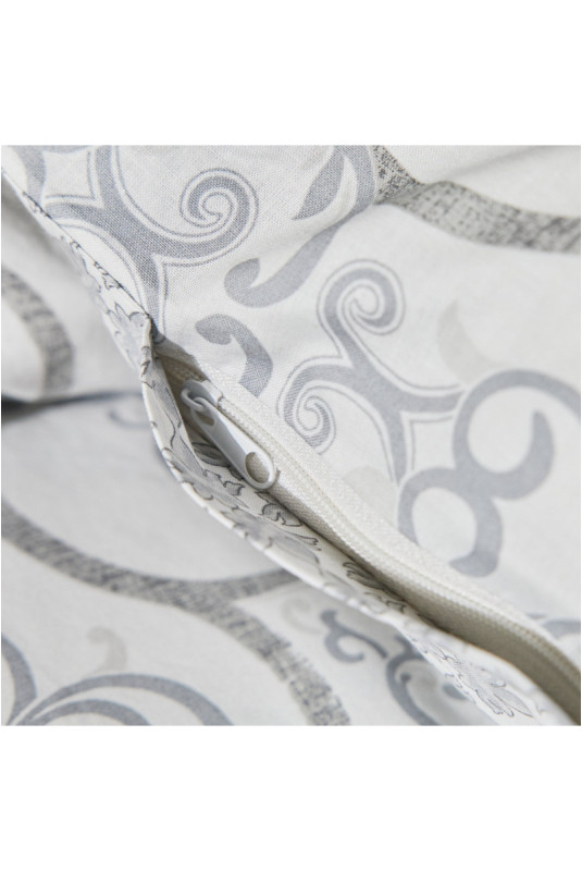 Parure de lit En Coton - Antonka - Light Grey - 200x220cm