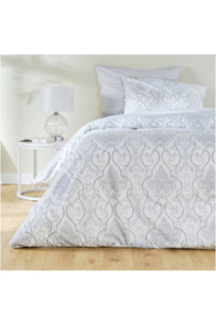 Parure de lit En Coton - Antonka - Light Grey - 200x220cm