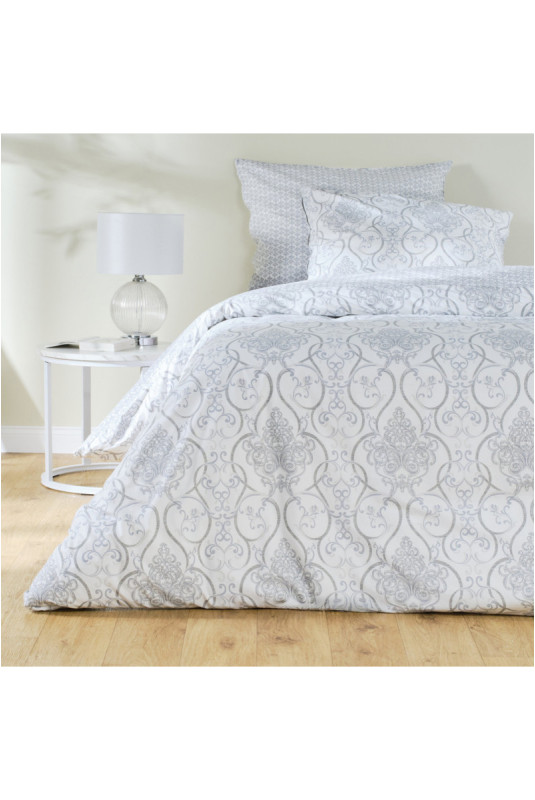 Parure de lit En Coton - Antonka - Light Grey - 200x220cm