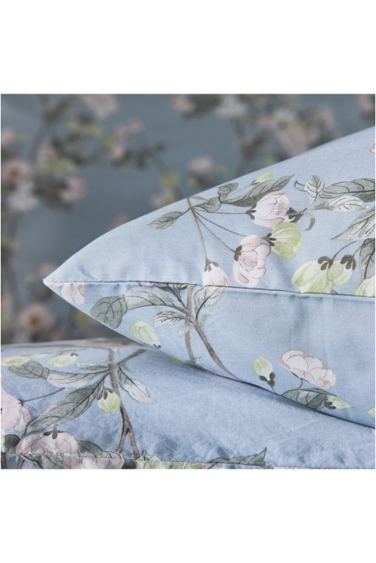 Parure de lit En Coton - Ladama - Light Blue - 200x220cm