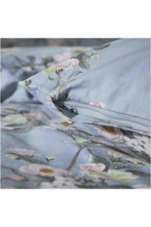 Parure de lit En Coton - Ladama - Light Blue - 200x220cm