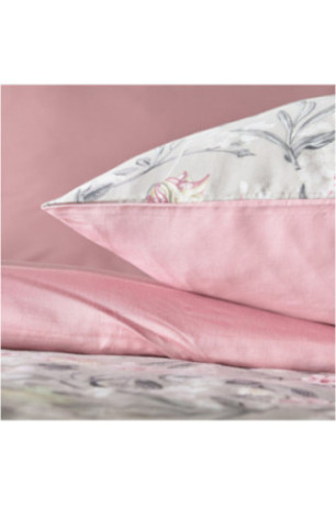 Parure de lit En Satin De Coton - Lirka - Grey - 200x220cm