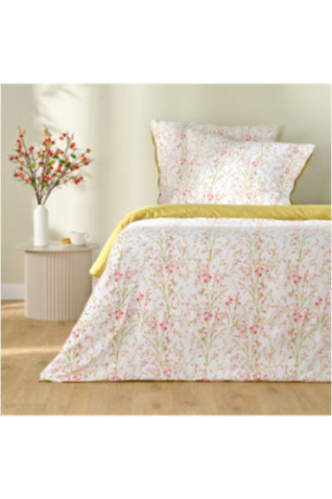 Parure de lit En Satin De Coton - Olinka - Pink - 200x220cm