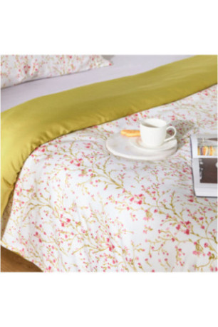 Parure de lit En Satin De Coton - Olinka - Pink - 200x220cm
