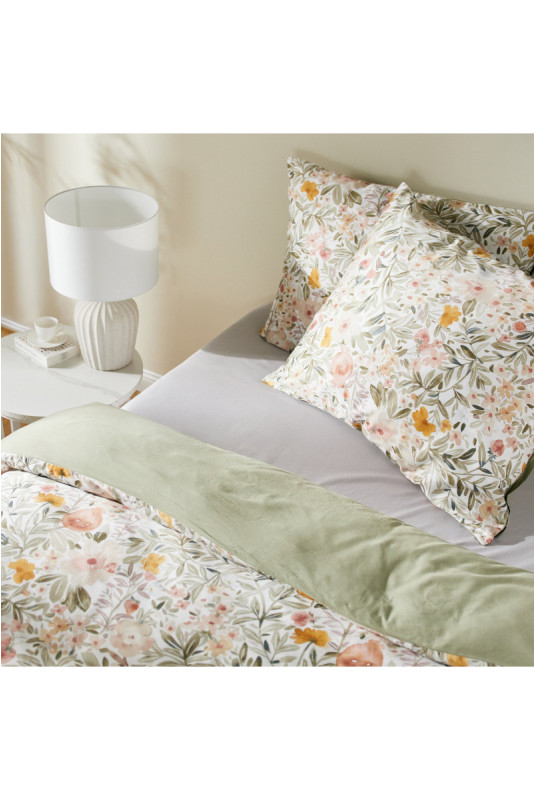 Parure de lit En Satin De Coton - Truska - Light Pink - 200x220cm