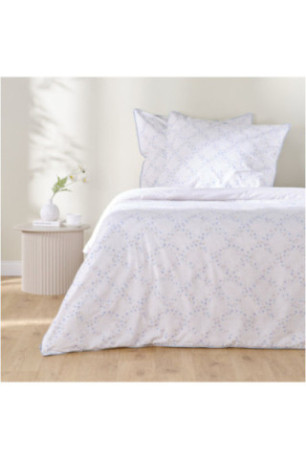 Parure de lit En Coton Avec Passoir - Indivina - Ecru - 200x220cm