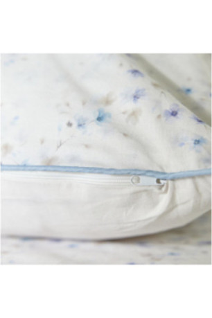 Parure de lit En Coton Avec Passoir - Indivina - Ecru - 200x220cm