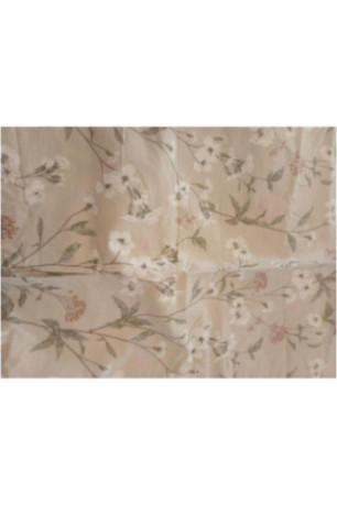 Parure de lit En Satin De Coton - Larira - Beige - 160x200cm