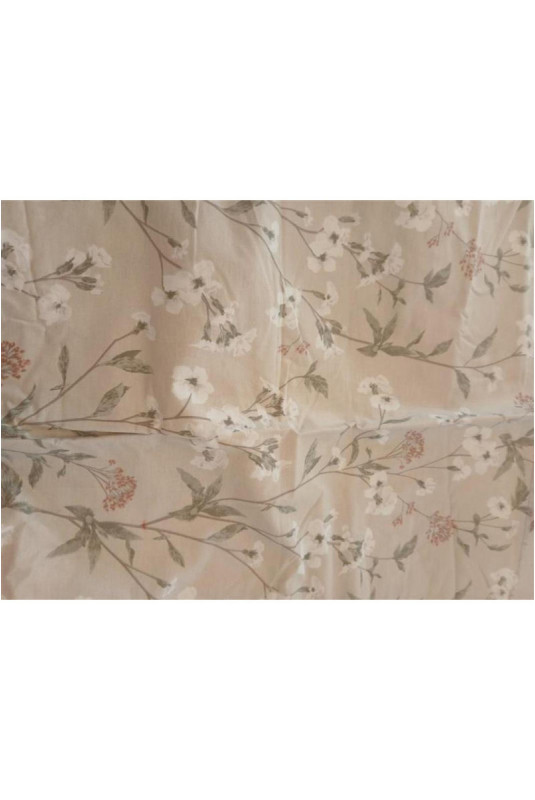 Parure de lit En Satin De Coton - Larira - Beige - 160x200cm