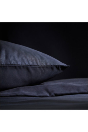 Parure de lit En Microfibre - Sensy - Black - 160x200cm