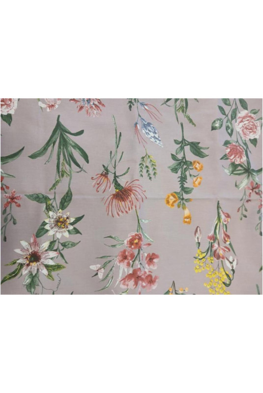 Parure de lit En Satin De Coton - Flakones - Lilac - 160x200cm