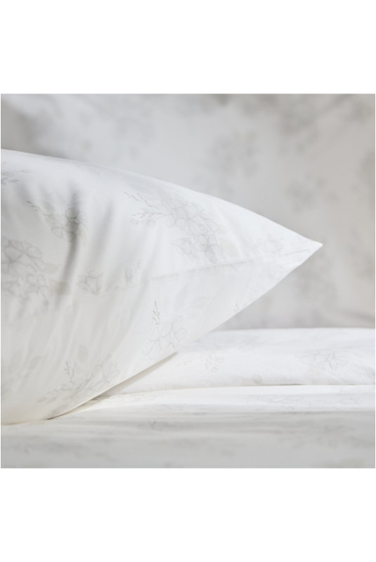 Parure de lit En Coton - Madeline - White - 160x200cm