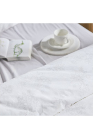Parure de lit En Coton - Madeline - White - 160x200cm