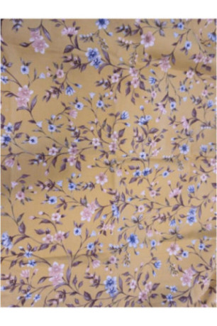 Parure de lit En Satin De Coton Avec Passeplement - Frillo - Yellow - 160x200cm