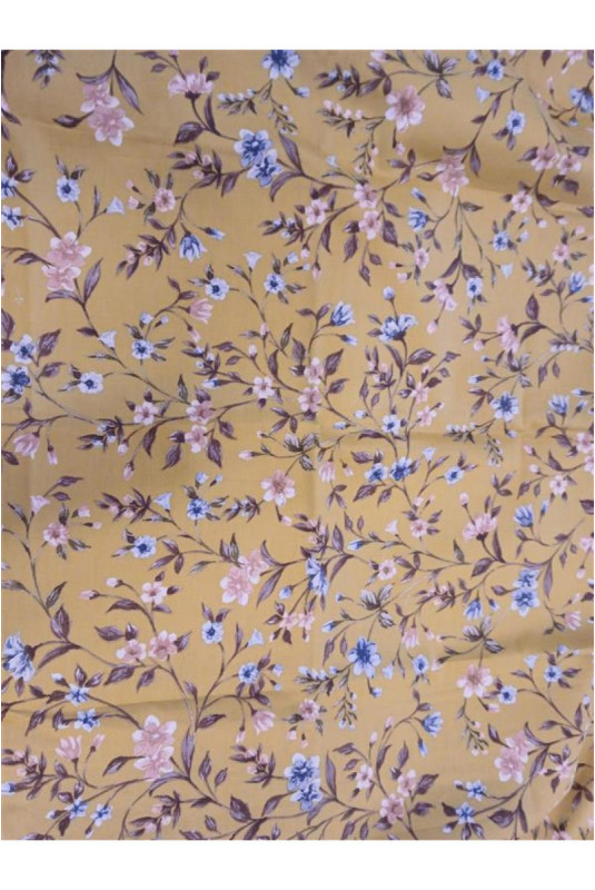 Parure de lit En Satin De Coton Avec Passeplement - Frillo - Yellow - 160x200cm